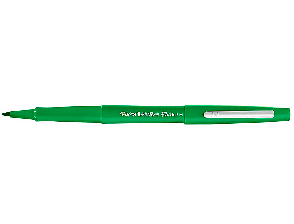 STYLO-FEUTRE PAPER MATE FLAIR ORIGINAL POINTE MOYENNE 1MM LONGUE DURÉE DE VIE COLORIS VERT