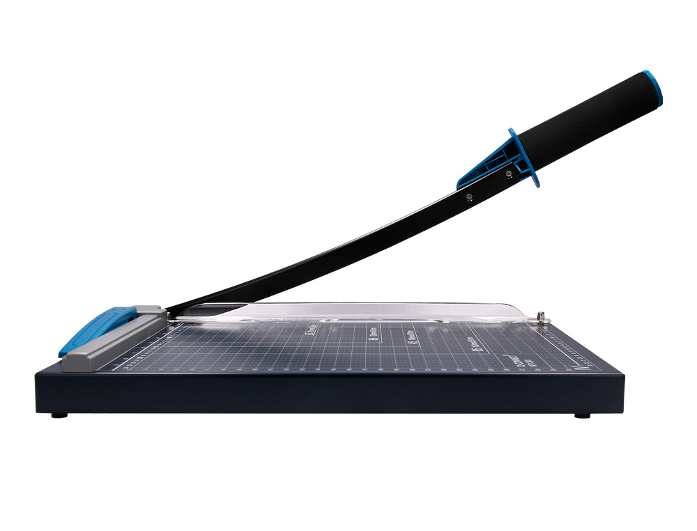 CISAILLE Q-CONNECT MÉTAL FORMAT A4 CAPACITÉ COUPE 10F PRESSION MANUELLE 60X300X350MM