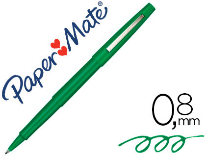 STYLO-FEUTRE PAPER MATE FLAIR ORIGINAL POINTE MOYENNE 1MM LONGUE DURE DE VIE COLORIS VERT